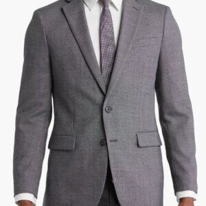 Original Penguin Charcoal Grey Stretch Suit – Jacket 46R/Pants 36x32